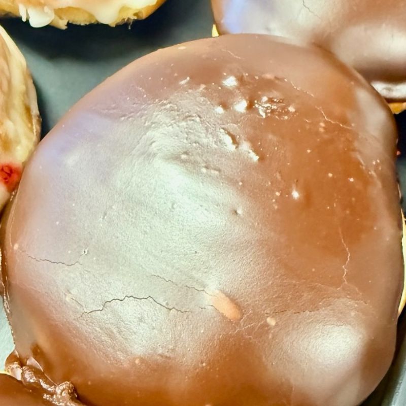 Jelly Donut Chocolate Topped
